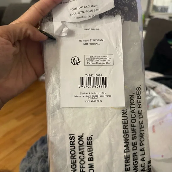 Dior Beige and Black Canvas Backpack - Picture 4 of 4